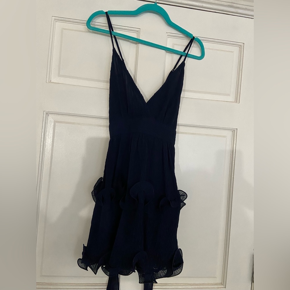 Selfie leslie navy blue dress